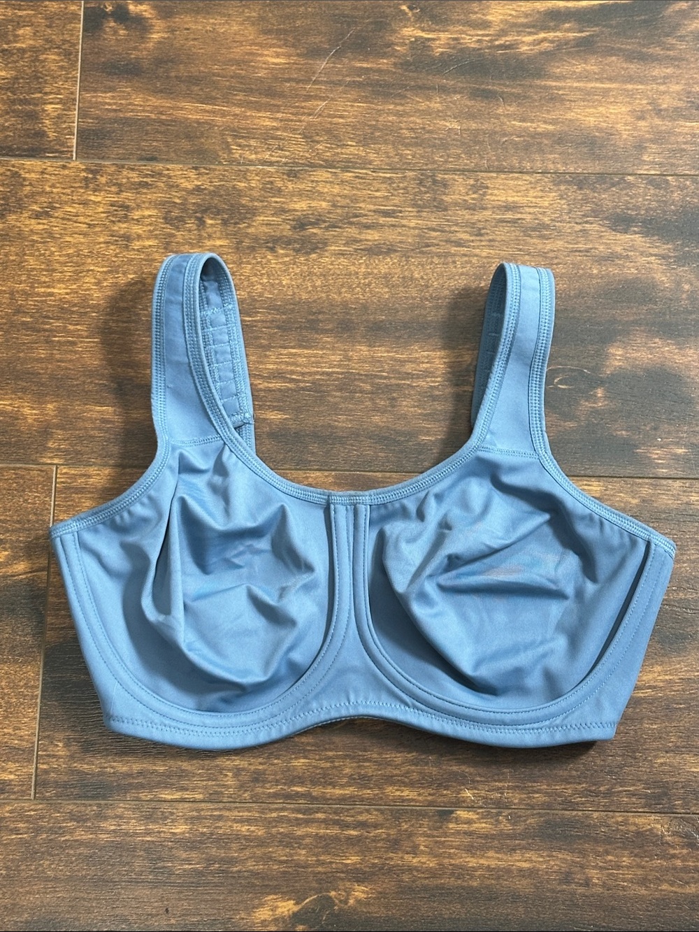 ⚡️Wacoal Simone 34DDD Blue High Impact Underwire Sports Bra 855170 🩵